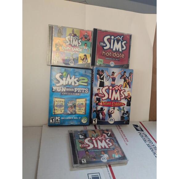 Lot Of 5 The Sims Pc Game Lot See Photos #178